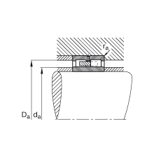 圓柱滾子軸承 NNU4924-S-M-P5-C3, 浮動軸承，雙列，可分離，帶保持架